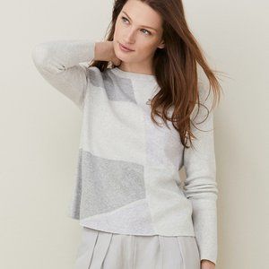 Poetry Geometric Cotton Sweater